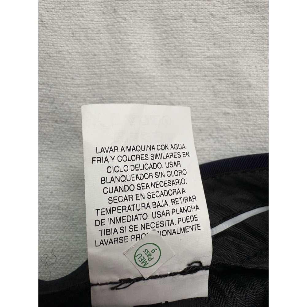 NEW Haggar Men's All Day Comfort Slim Straight Fit Pants Navy Men's Size 38 X 32 - Picture 7 of 12